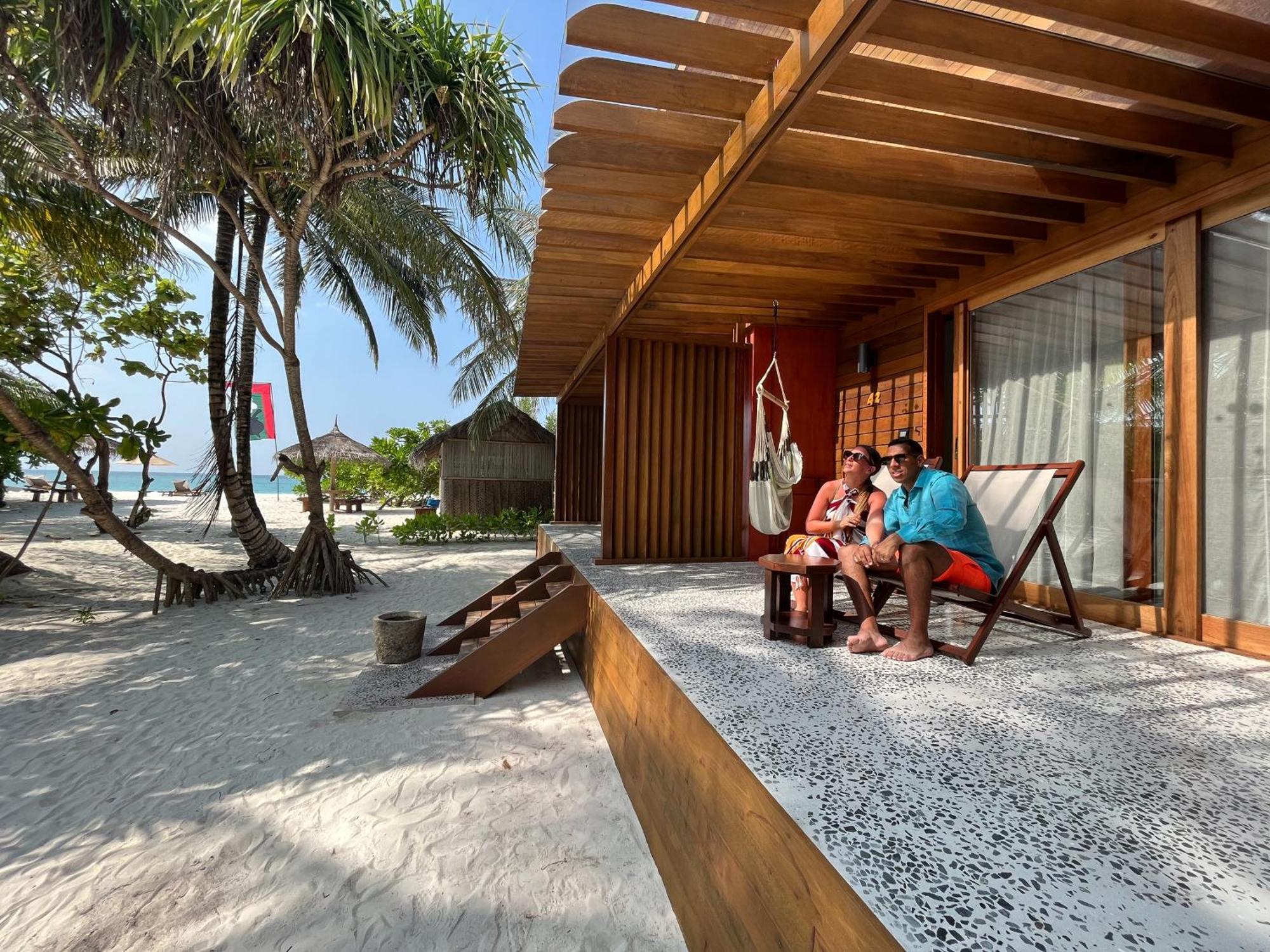 The Barefoot Eco Hotel Hanimaadhoo Island Esterno foto